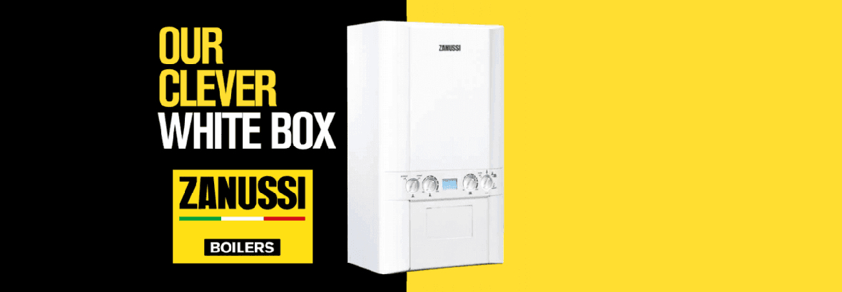 New gas central heating boiler